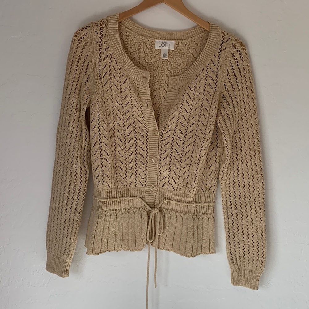 LOFT Beige Sweater